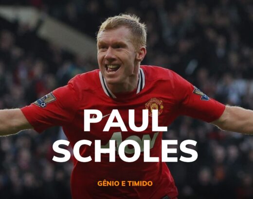 Scholes comemora gol pelo United